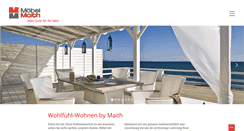 Desktop Screenshot of moebel-maith.de